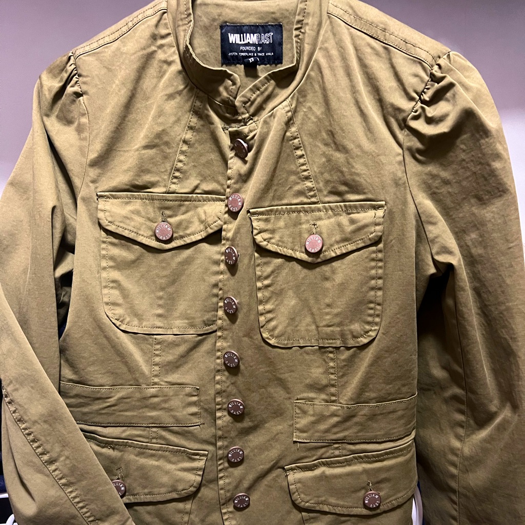 Women’s, William Rast Army/Olive Green Jacket. Size Xs.